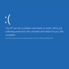 Помилка critical_process_died