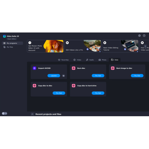 Установка Movavi Video Suite