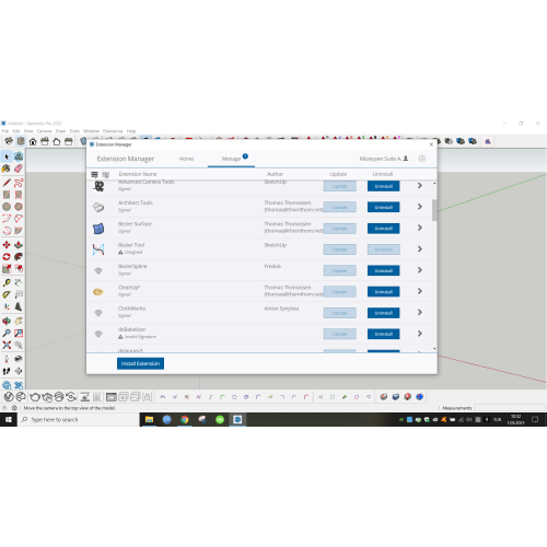 Встановлення плагіну MindSight Studios Quantifier Pro для SketchUp